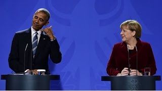 Germany: Obama passes torch to Merkel on farewell tour