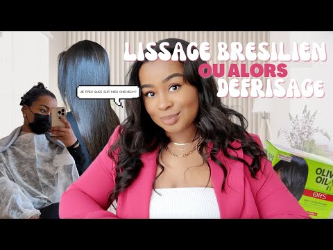 LISSAGE BRESILIEN VS DEFRISAGE | COMMENT avoir des cheveux CREPUS et LISSES | Doriane_Dml