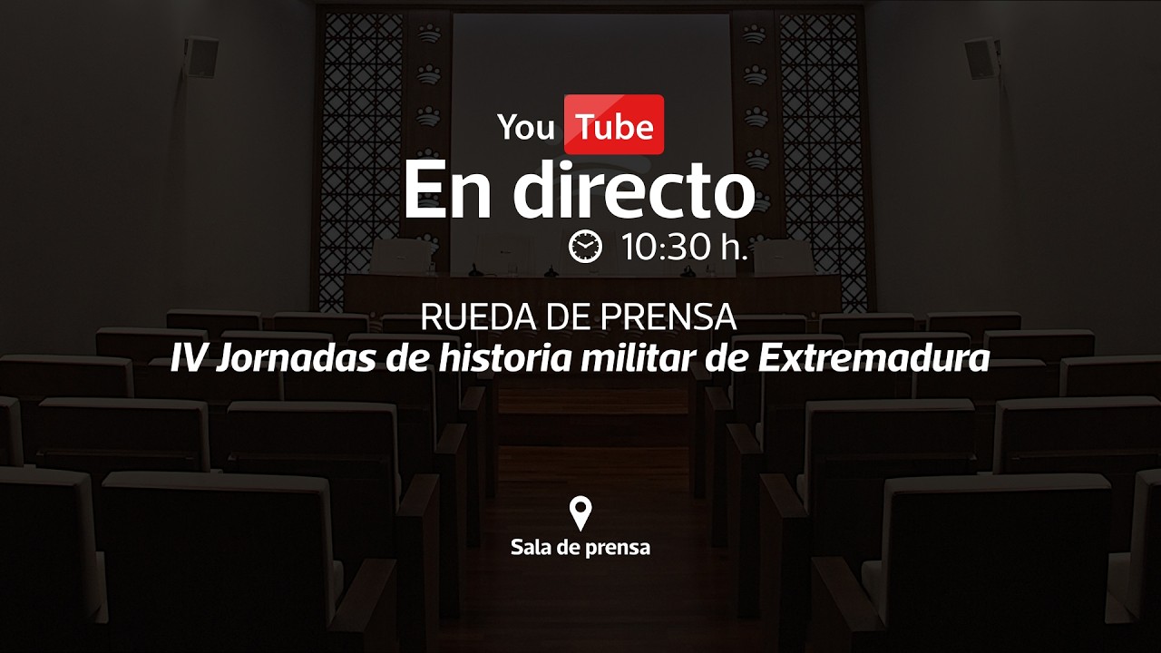 RUEDA DE PRENSA | Presentación de las IV Jornadas de historia militar de Extremadura