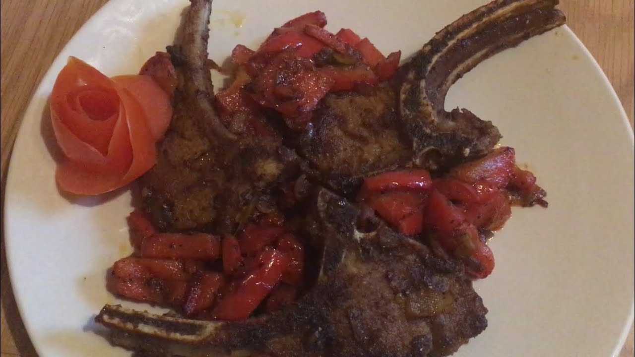 How to cook Lamb chops lollipop with bell pepper লাম্ চপ্ ললিপপ্