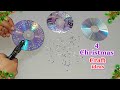 4 Christmas Decoration idea with Old CD/DVD | DIY Affordable Christmas craft idea🎄81