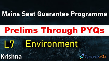 Prelims 2023 MSGP L7 Elimination Techniques Environment | Mains Seat Guarantee Programme | UPSC