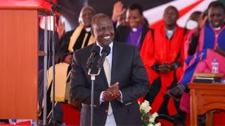 Live President Ruto Attending Covenant Church International, Rotian, Narok County
