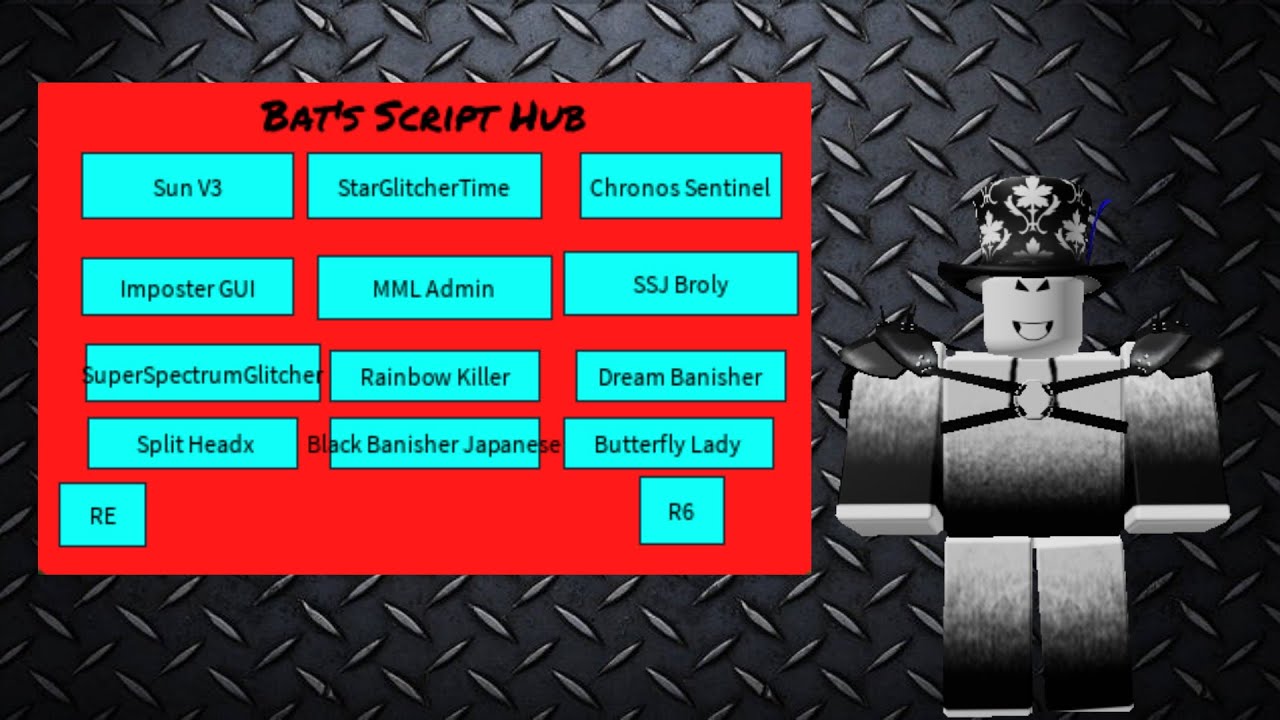 Roblox Bats Script Hub Showcase YouTube 