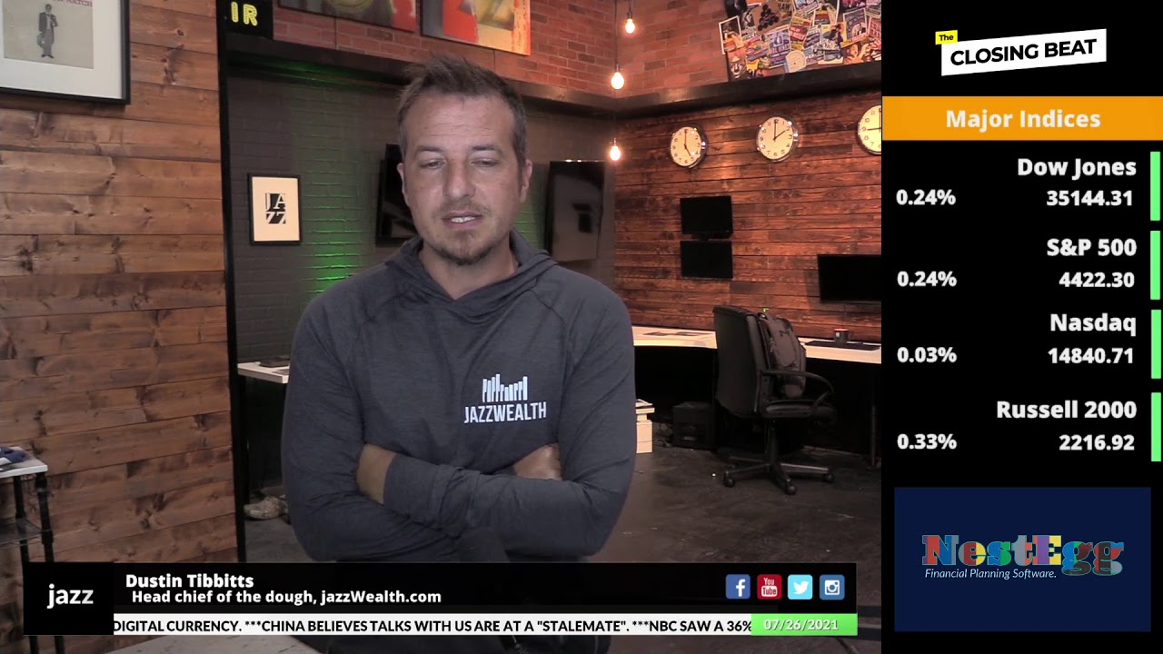 Stock market squeaks out a new record high.. The Closing Beat.