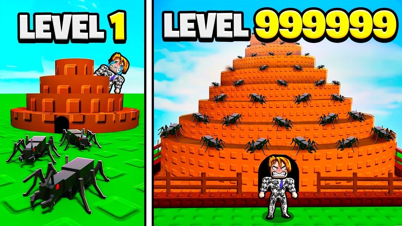 VIREI UMA FORMIGA RAINHA PARA CRIAR A COLÔNIA MAIS PODEROSA DE TODOS OS TEMPOS NO ROBLOX!!