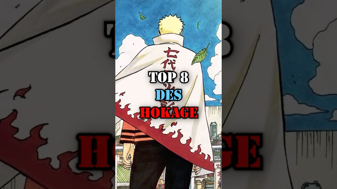 Top 8 des hokage par PUISSANCE ! 💪 #hokage #naruto #boruto #narutoshippuden