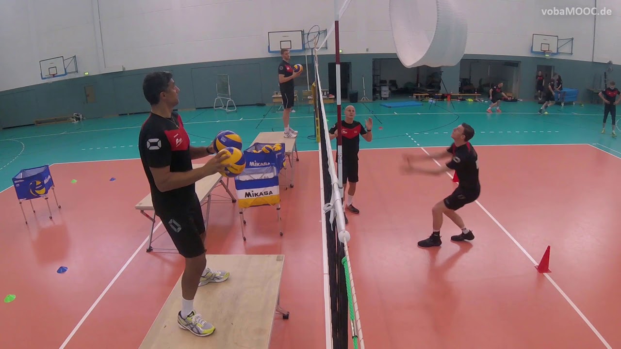 Mitte: Blocken, Lösen, Schnellangriff - Andrea Giani