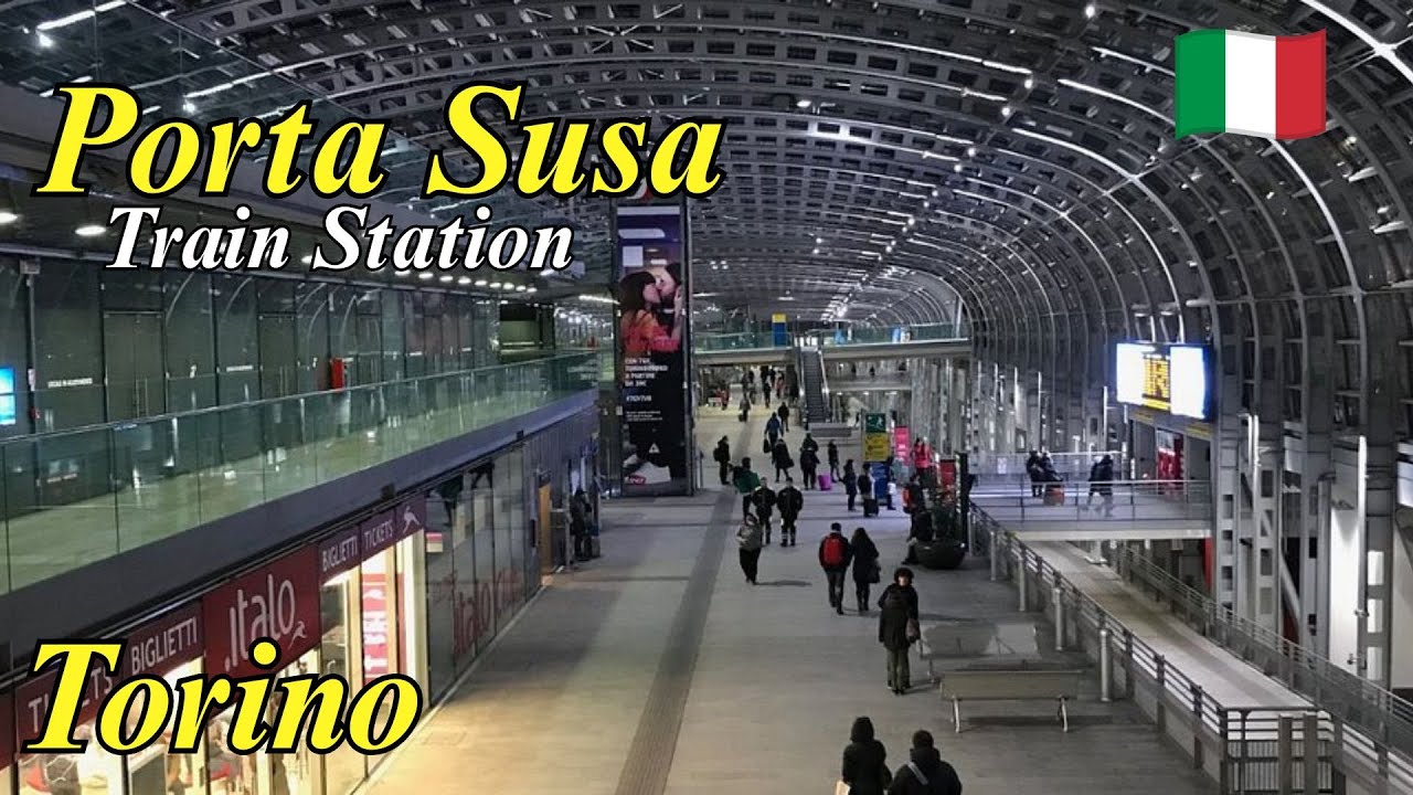 "PORTA SUSA Turin 🚇 Train Station Walking Tour + Insider Tips! | Torino Stazione | 4K Ultra HD