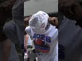 Street vendors sell Knicks merchandise at NYC ticker-tape parade #shorts
