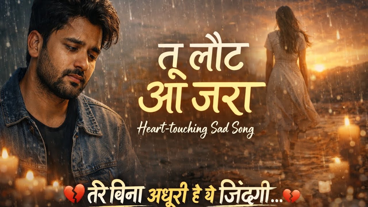 तू लौट आ ज़रा 💔 | Heart Touching Sad Song 2026 | New Hindi Breakup Song | Very Emotional Song