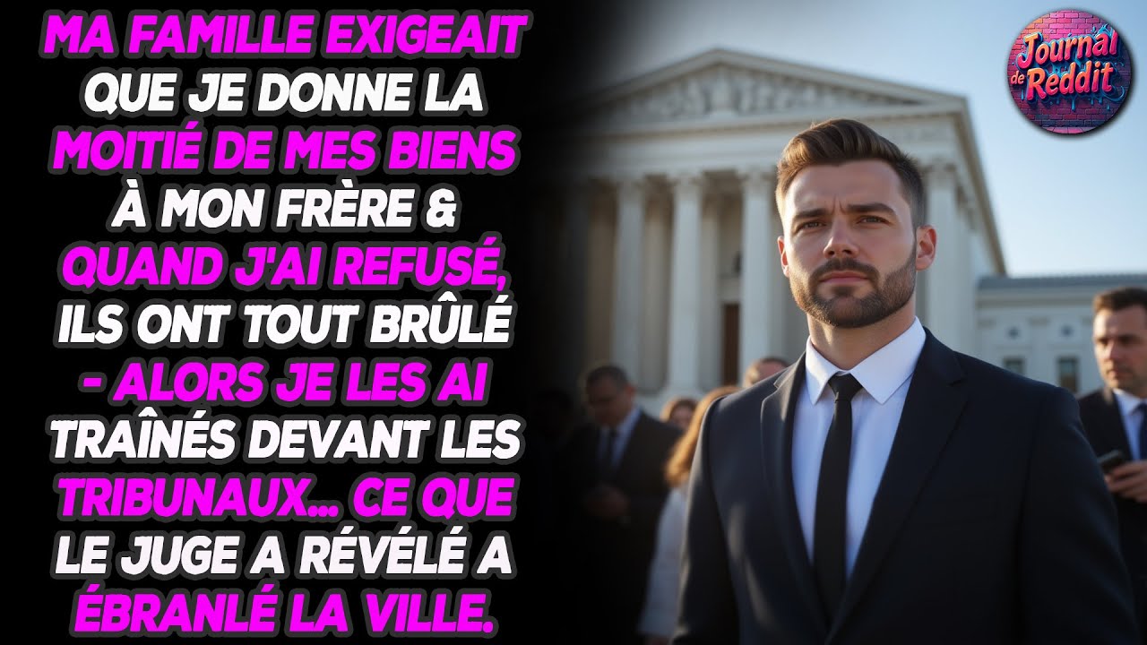 Ma famille exigeait que je donne la moitié de à mon frère et quand j'ai refusé, ils ont tout brûlé..