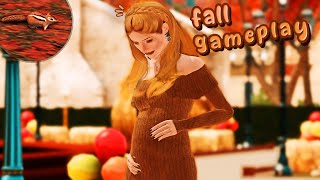 more snuggly Sims 3 fall gameplay🧸🕯️🍁