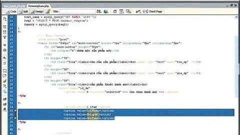 [Tự Học] Hướng dẫn tự học lập trình Web với PHP và MySQL   Bài 19   YouTube HD
