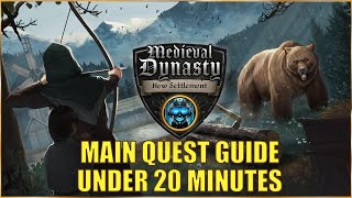 Quick Quest Guide for Medieval Dynasty New Settlement