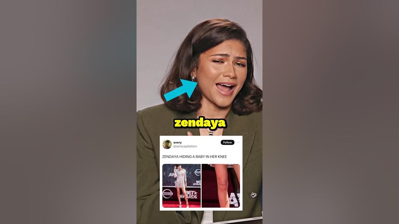 Zendaya Has BABIES Trapped in Her KNEES… #zendaya #tomholland #shorts