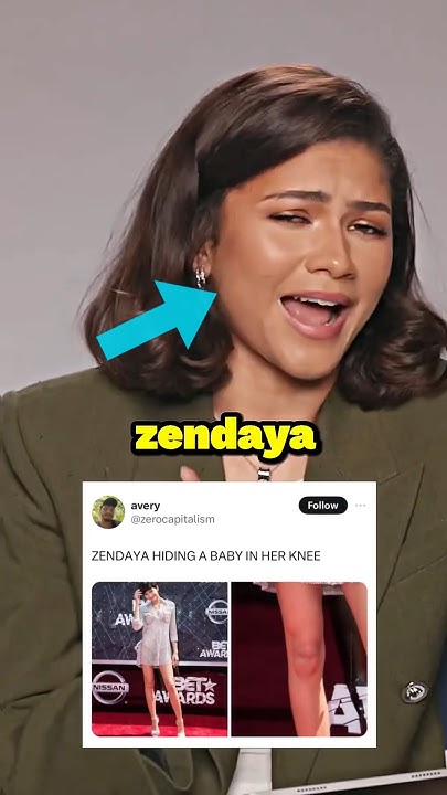 Zendaya Has BABIES Trapped in Her KNEES… #zendaya #tomholland #shorts