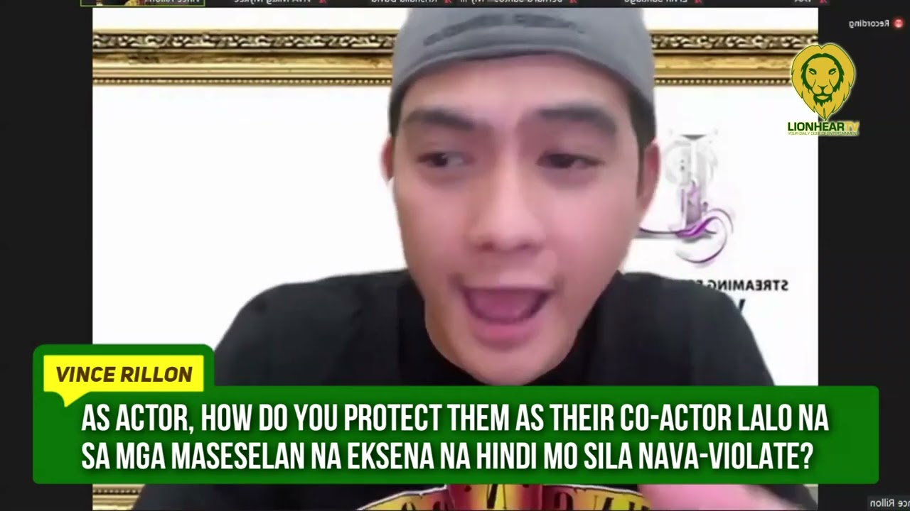 Vince Rillon believes that feelings is valuable but knows his boundaries as an actor