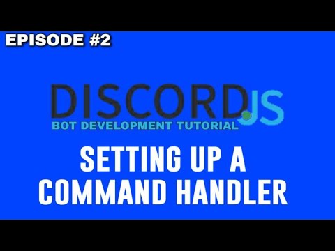 Setting up a Command Handler | Discord.js Tutorials #2 | Blaze Dev