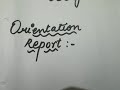 How to make orientation Report for any hospital In any particular subject ll Psychiatric orientation