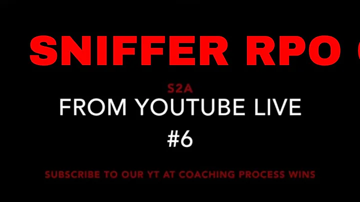 LIVE #6 - Sniffer RPO teaching
