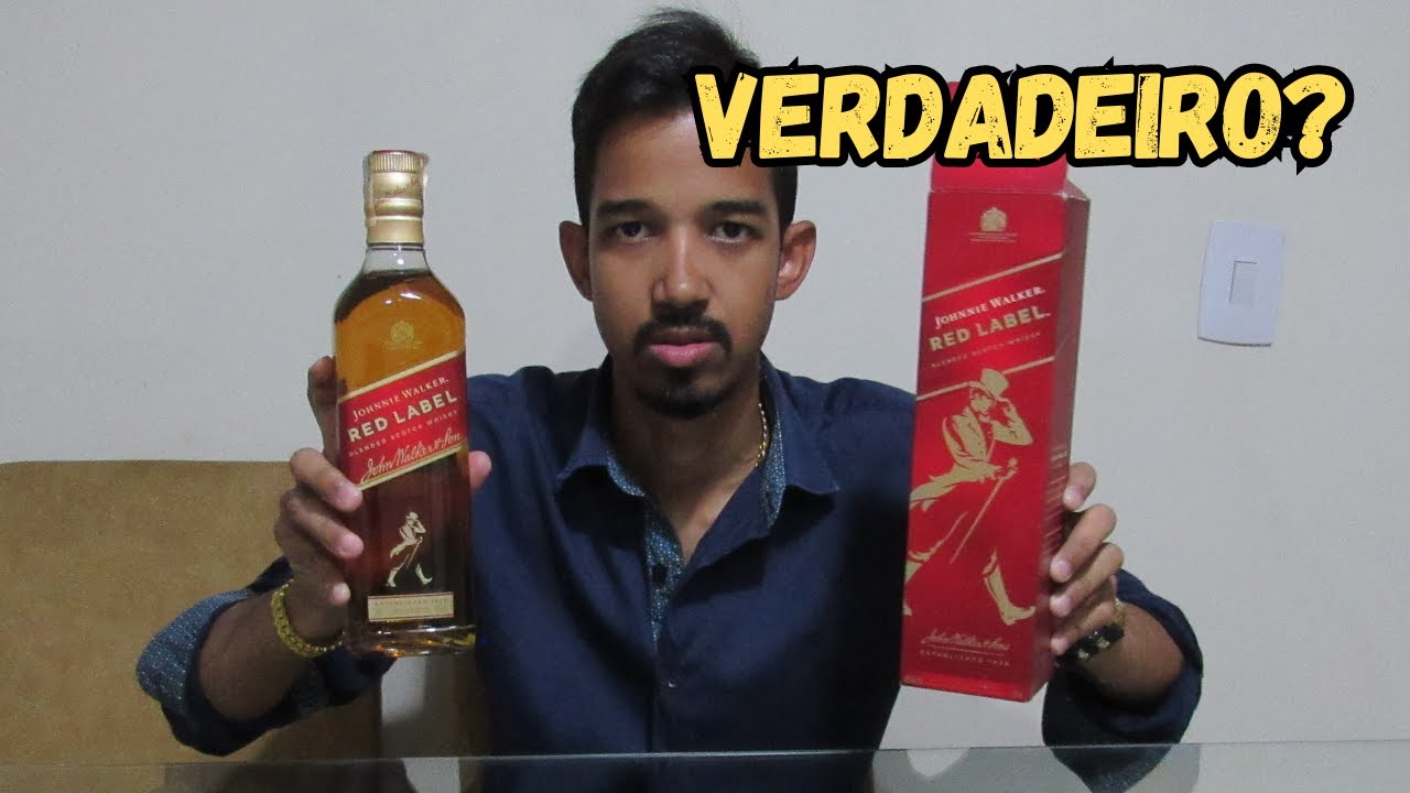 Como Saber se o Red Label Whisky é Falso? - YouTube