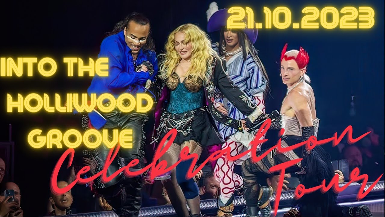 Madonna Celebration Tour 2023 live Into the Hollywood Groove in Antwerp ...