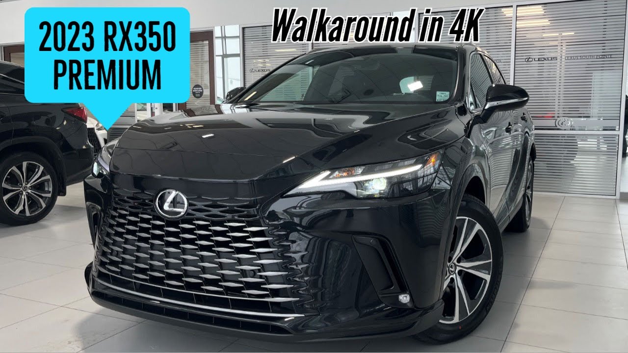 2023 Lexus RX350 Premium, Black on Black, detailed walkaround YouTube