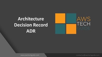 Architecture Decision Record or ADR