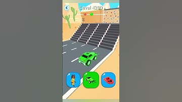 Shape Shifting Gameplay Master Level #4280 iOS, Android Games Car Racing #virlashort #shapeshifting