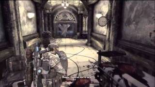 Gears of War 2 Co-op HD Playthrough W/ Taz Part 2: To hospital