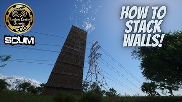 How To Stack Walls In Scum, Check Out This Huge Wall I Built! Crazy Base Designs In Scum (2022)