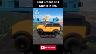 Forza Horizon 5 Ford Bronco satisfying stunts and parking 3d #forzahorizon5 #ford #fordbronco #games