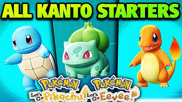 How to Get ALL Kanto Starters Location – Pokemon Let