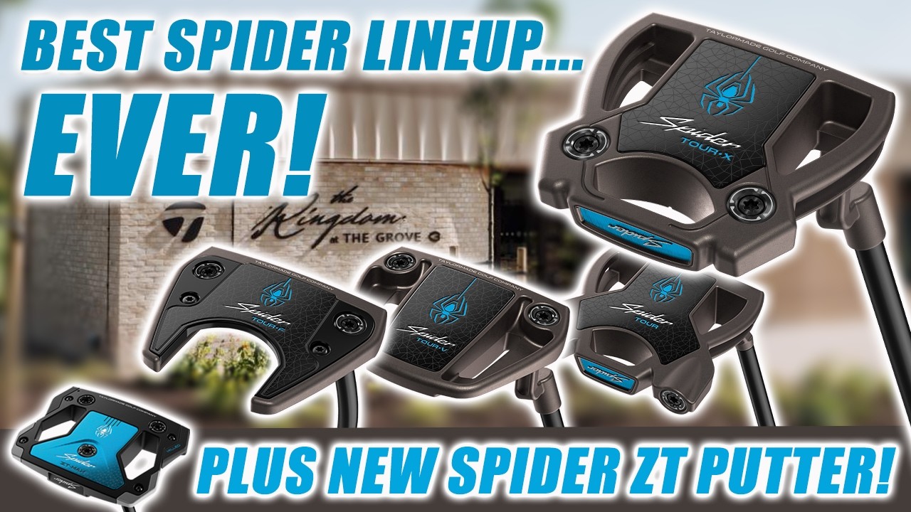 NEW Taylormade Spider Putter Range! INCREDIBLE Updates! Everything