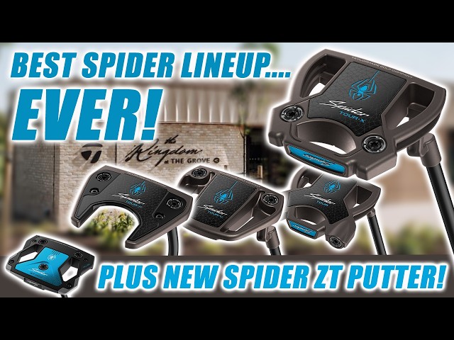 NEW Taylormade Spider Putter Range! INCREDIBLE Updates! Everything