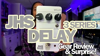 AWESOME $100 DELAY PEDAL! JHS 3 SERIES DELAY | Gear Review