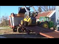 loading cob corn from the crib with skid steer?? and the ramp