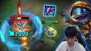 Rank 1 Fizz : His DAMAGE is so INSANE BROKEN - Engsub ( Fizz vs Zed ) screenshot 4