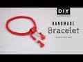 Red Lucky Bracelet | Fabric Bracelet | Friendship Bracelet | DYI Bracelet | HANDMADE GIFT | Tutorial