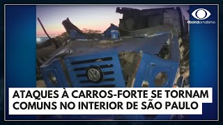 Mais um ataque a carro-forte no interior de São Paulo | Jornal da Band