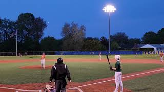 Cesar Vazquez Jr.of Woonsocket RI pitching on BABERUTH striking older kids 5/20/24