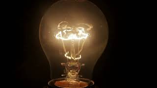 Idea, light bulb, electricity free stock video  Free for use & download