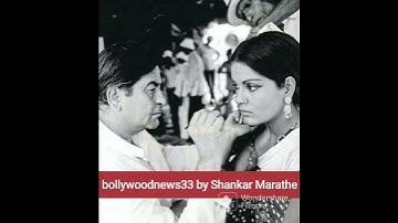 Director Raj Kapoor with his lead actress Zeenat Aman on the sets of Satyam Shivam Sundaram #viral