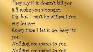 Famous Pixie lott Nothing compares with lyrics Profile