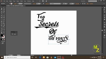 top secrets of open type fonts in illustrator 2020 by Muhammad Zeeshan