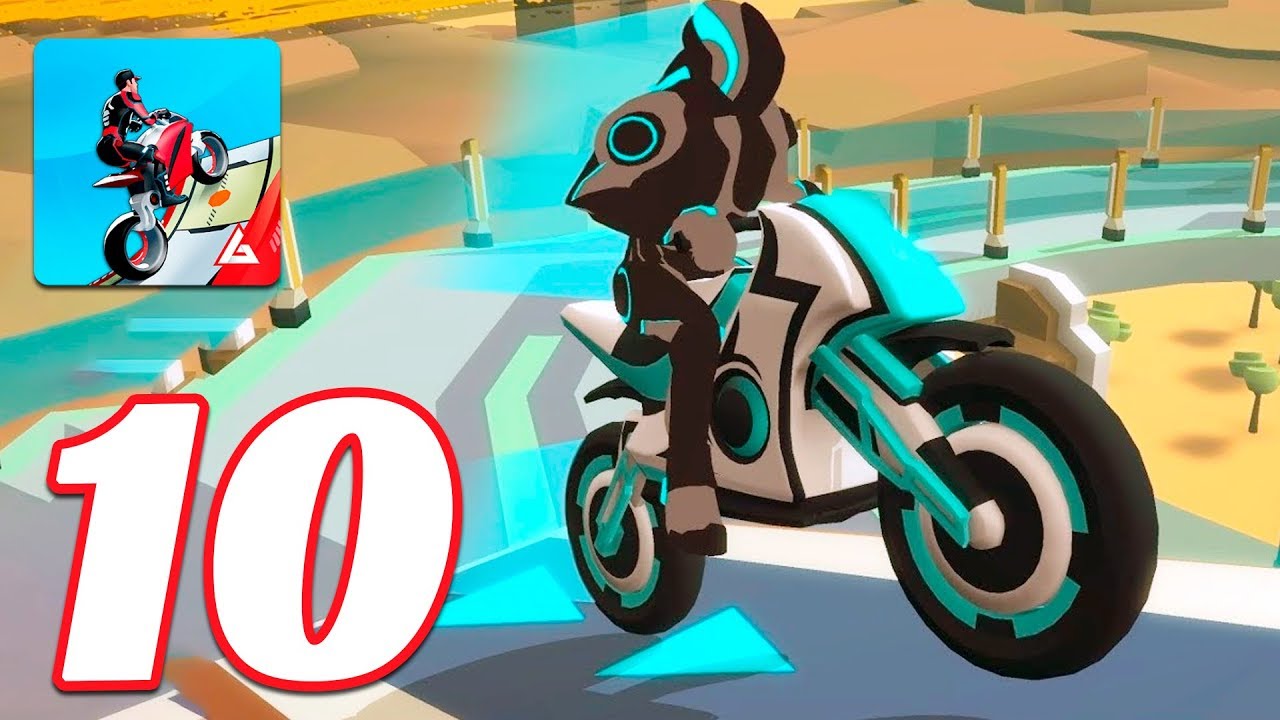 Gravity Rider: Space Bike Racing Game Online #10 - Gameplay Android & iOS game