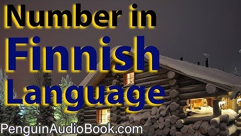 Numbers in the Finnish language