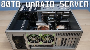 SimpleModz 80TB unRAID Server Build