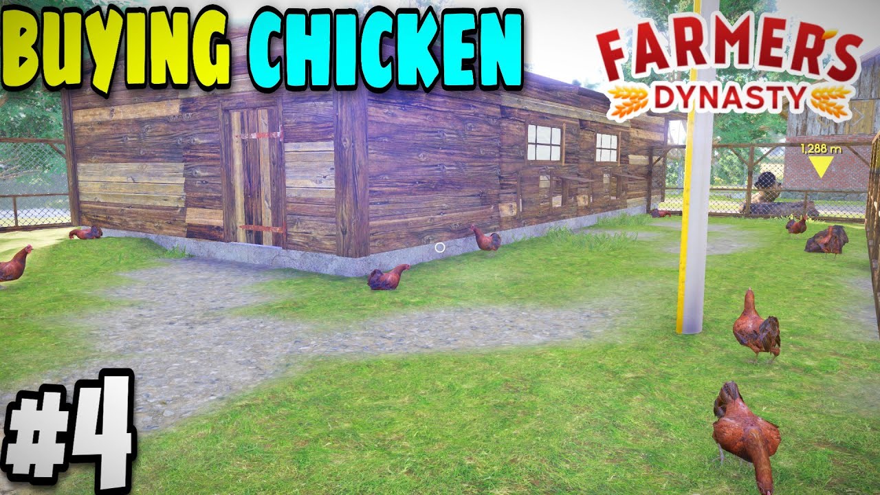 BUYING HENS FOR OUR NEW CHICKEN COOP FARMER'S DYNASTY 4 YouTube
